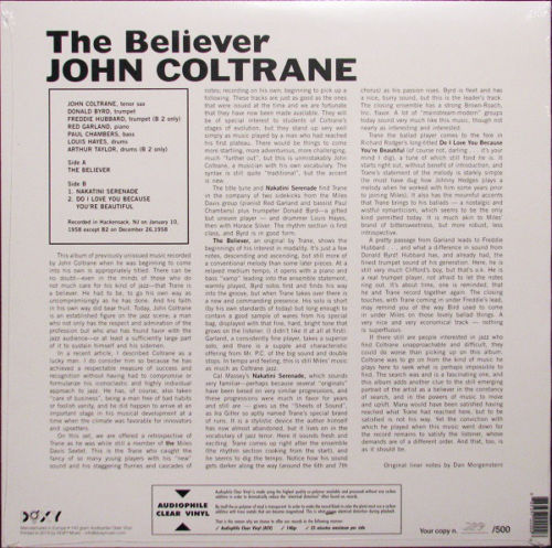 John Coltrane – The Believer - Plokstele.LT