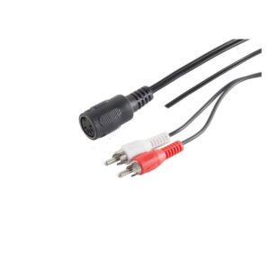 Adapteris DIN5x 2 RCA su įžeminimu