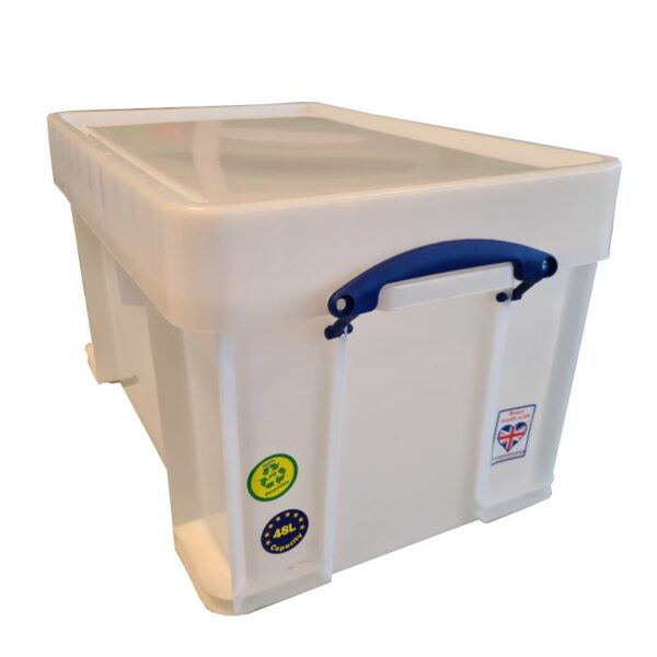 Plastikinė dėžė su dangčiu Really useful box 140 Lp 48XL Extra strong